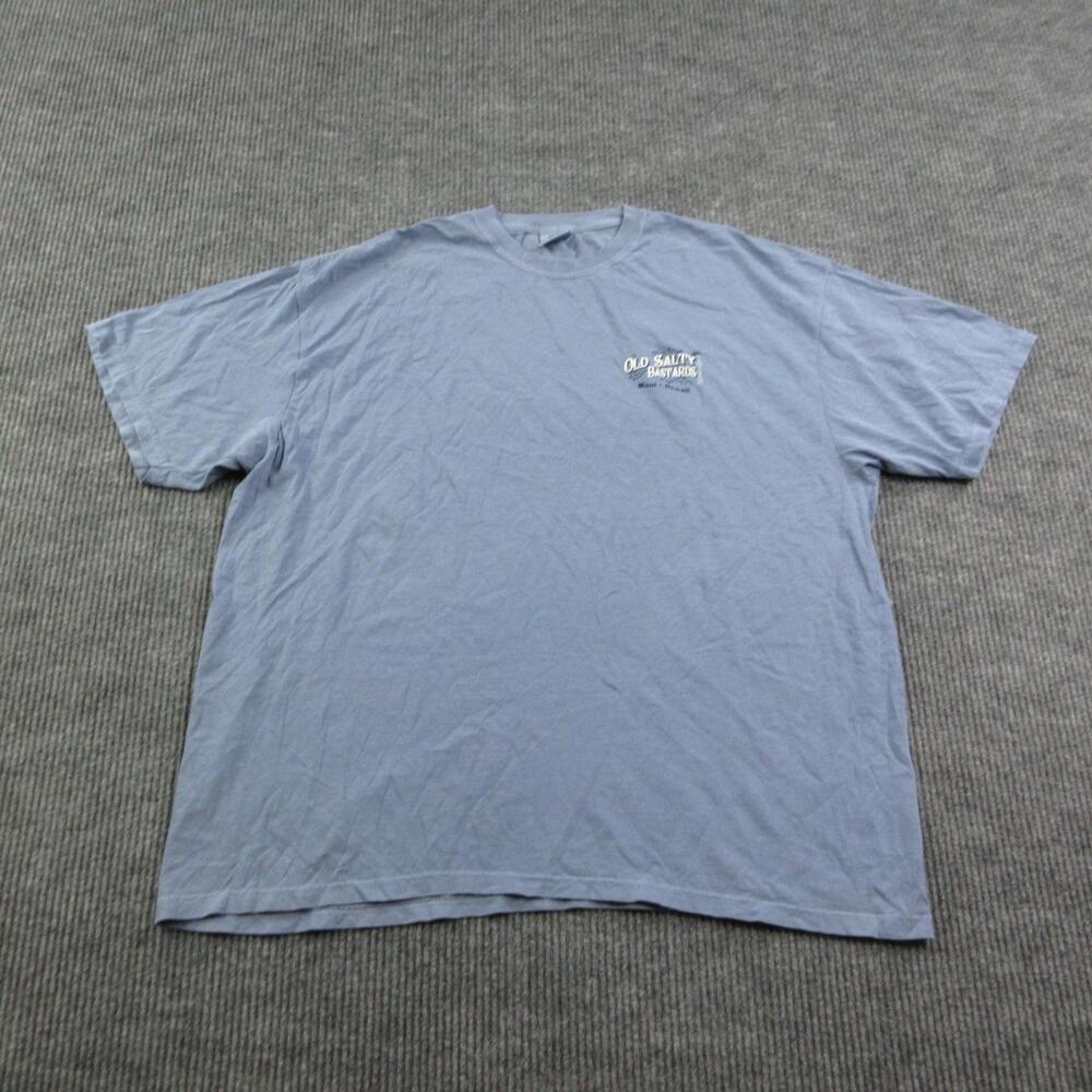 Comfort Colors Shirt Mens 3XL Blue Old Salty Bastards Maui Hawaii Graphic Tee
